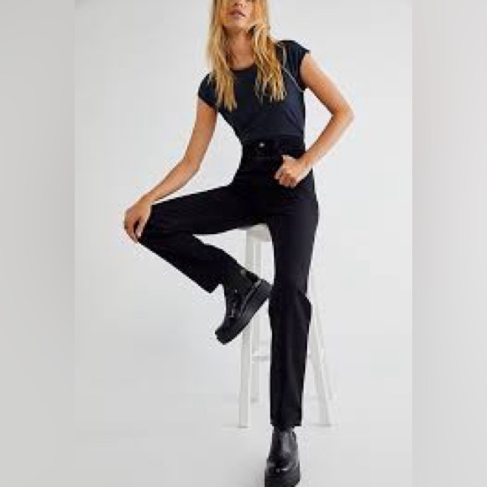 70s High Slim Straight black - size 27
